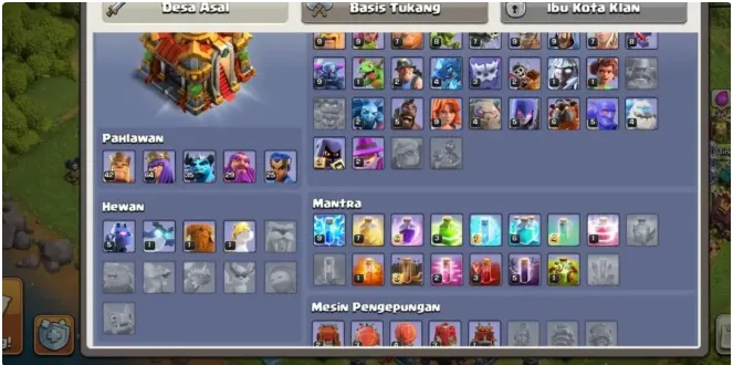 COC291 TH16 Good Platoon Donation Epic GG Gear BK42 AQ64 Minion Prince35 Warden29 Champ25 Gems425 Builders5 BBH10